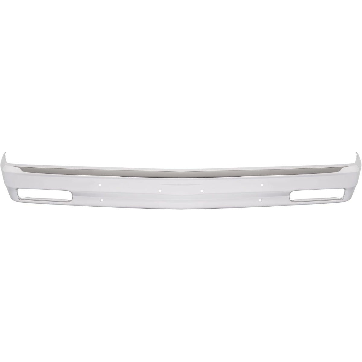 KUAFU Front Bumper Face Bar Compatible with 1982-1994 Chevy Chevrolet S10 Blazer GMC S15 Jimmy Sonoma W/License Plate W/O Impact Strip Holes Impact Bar Replacement for GM1002365 14033726