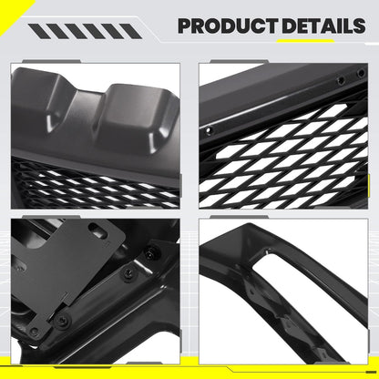 KUAFU Bumper Assembly W/Fog Light Holes Compatible with F150 Raptor Style