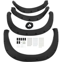 Load image into Gallery viewer, Fender Flares Compatible with 2009-2010 Dodge Ram 1500/2011-2018 Ram 1500/2019-2023 Ram 1500 Classic Fleetside, Truck Wheel Flares Wheel Cover Textured Black Rivet Style 4Pcs LYAP-247
