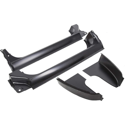 ECOTRIC Cab Corner & Rocker Panel 4 PC Kit Compatible with 1973-1987 GMC C10 K10 Truck LH/RH