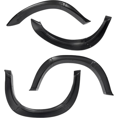 10Pcs Fender Flares Compatible with 2019-2025 Ram 2500 3500 | 22-23 Models w/o Lower Body Cladding Trim Plastic(PP) Wheel Arch Covers Textured Black