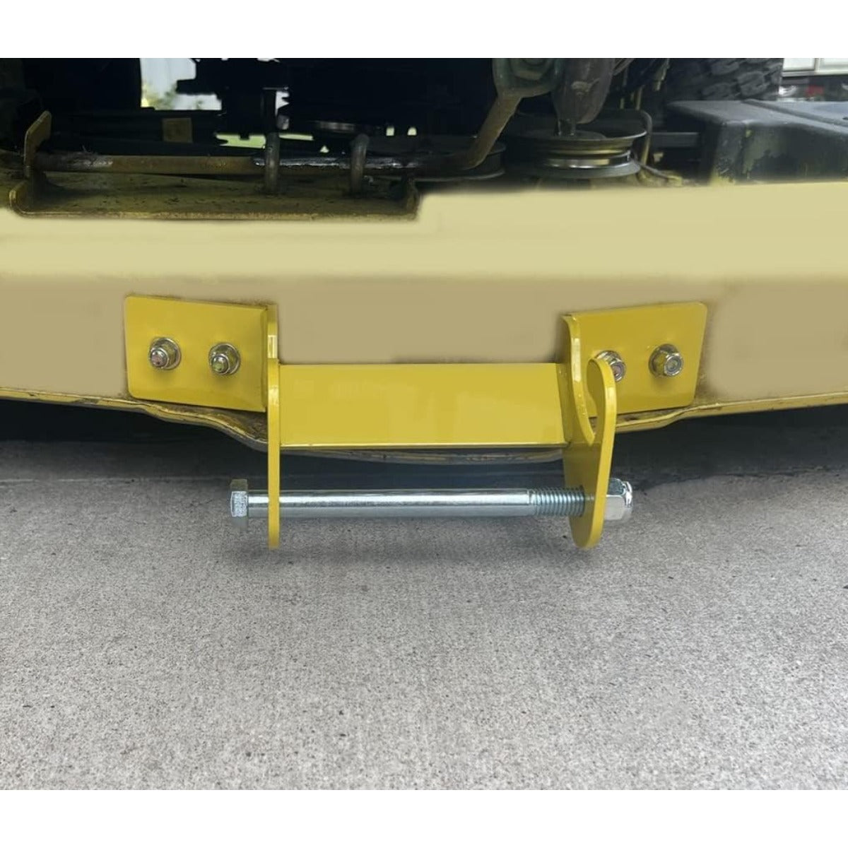Mower Deck Front Hanger Bracket Compatible with John Deere 425 445 455 Steel Yellow (48 Inches & 54 Inches)