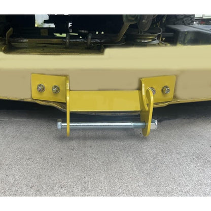 Mower Deck Front Hanger Bracket Compatible with John Deere 425 445 455 Steel Yellow (48 Inches & 54 Inches)