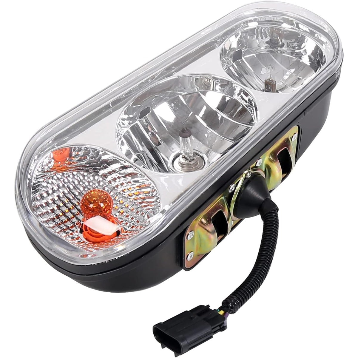 Universal Halogen Snow Plow Lights Kit Compatible with Boss Western Meyer Blizzard Curtis Snowdog Replacement for 1311100 Snow Plow Lights Accessories LYPL-067