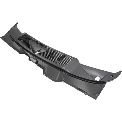 KUAFU Windshield Wiper Cowl Panel Compatible with 2002-2008 Dodge Ram 1500/2003-2009 Ram 2500/2003-2010 Ram 3500 Replacement for 55056006AE Cowl Vent Grille Plastic(ABS) Unfinished Black