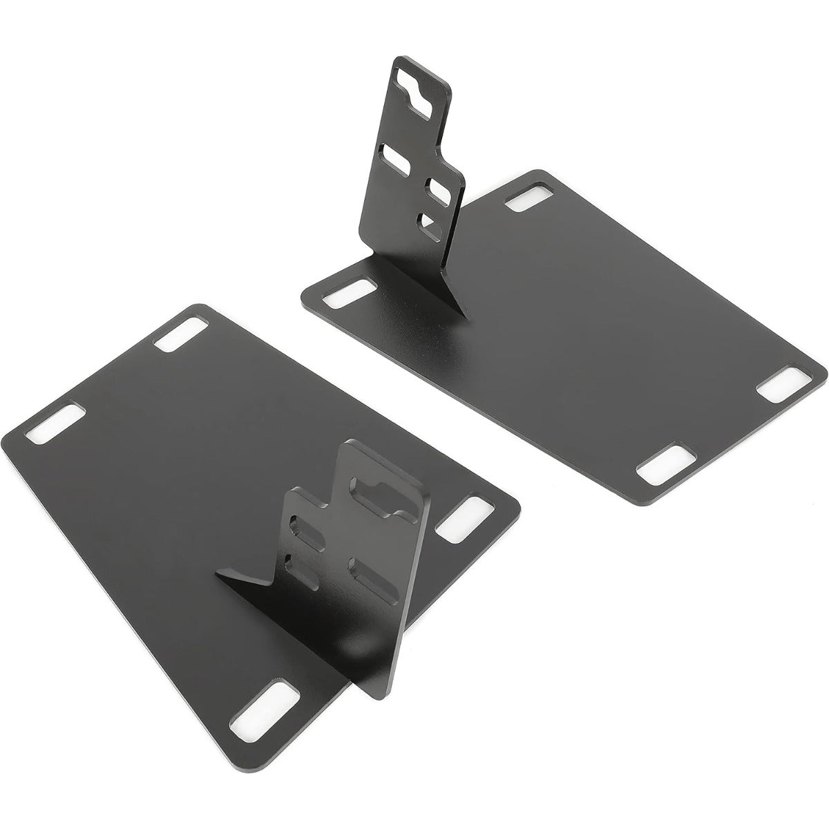 4th to 2nd gen Bumper Conversion Brackets Compatible with Dodge Ram 1500/2500/3500 from 94-02 2nd gen Body (Electrophoresis Black)
