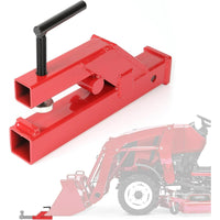 Load image into Gallery viewer, Clamp On Trailer Hitch 2&quot; Ball Mount Receiver Adapter Bucket Trailer Hitch Competible with Deere Bobcat Tractor Bucket Forklift LYOM-036
