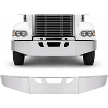 ALMULOO Front Bumper Compatible with 2005-2021 Volvo VHD Set Forward Front Axle