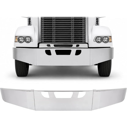 ALMULOO Front Bumper Compatible with 2005-2021 Volvo VHD Set Forward Front Axle
