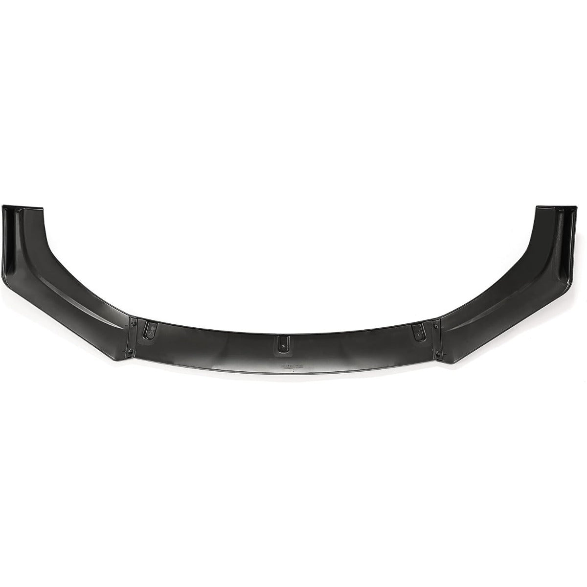 Kojem 3Pcs Front Bumper Lip Compatible with 2016-2021 Honda Civic 10th 4DR Sedan Under Chin Spoiler Plastic (Gloss Black)