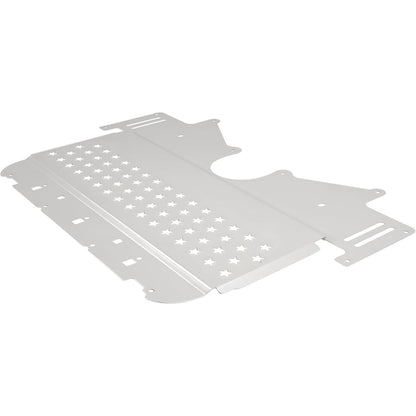 Oil Cooler Skid Plate Compatible with 2021-2024 BMW M3 G80 M4 G82 M2 G87 Aluminium Powder Coated Silvery
