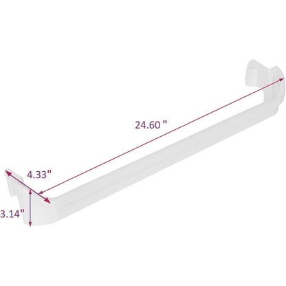 KUAFU 240534901 Refrigerator Door Shelf Bar Compatible with Kenmore Frigidaire Replace for #AP3214630 PS734935 Retainer Rack Rail