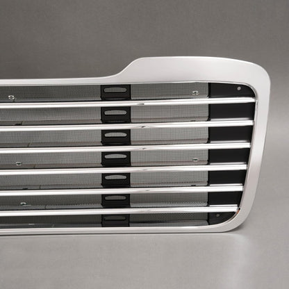 Front Grille Compatible with 2002-2022 Freightliner M2 Business Class 100 106 112 1714787000 A1714787001 Bumper Grill w/Bug Screen Chrome+Painted