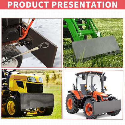 3/8 Inches Skid Steer Attachment Plate Quick Attach Mount Plate Compatible with Bobcat Kubota Skid Steers and Tractors Steel LYA-081-10