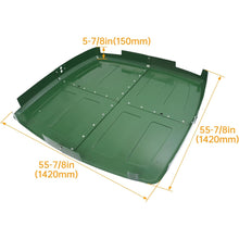 RE67856 Cab Roof Compatible with John Deere 7200 7210 7400 7410 7600 7710 7810++ Tractors Replacement for 1411-4502 GREEN Tractor Canopy