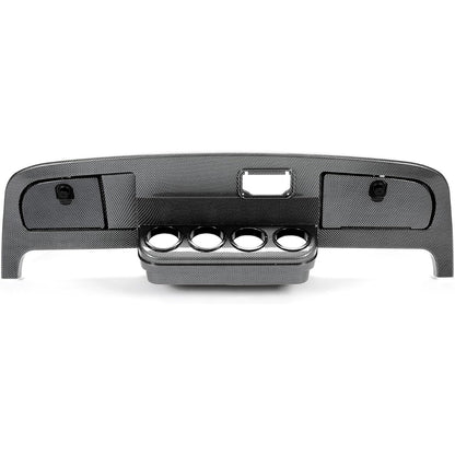 Golf Cart Dash Assembly Compatible with 1994-2013 EZGO TXT Golf Cart Dashboard Dash Kit Carbon Fiber Printing (w/Hardware and Keys)
