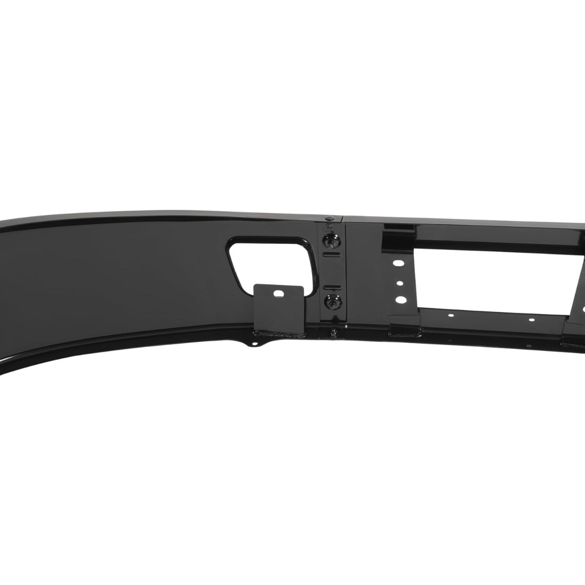 ALMULOO Front Bumper 3Pcs Compatible with 2005-2020 Hino 238 Hino 258 Hino 268 Hino 338 Replace for 52101E0B01 Steel Powder Coated Black