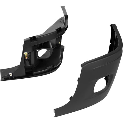 HECASA Front Bumper End Cap & Reinforcement Compatible with 08-17 Cascadia