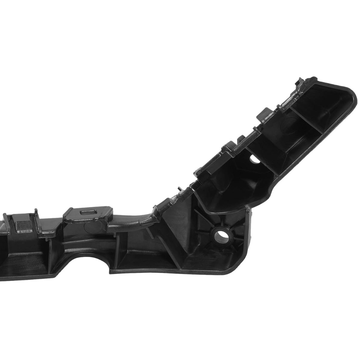 ALMULOO Black Front Bumper Bracket Compatible with 2010-2017 Chevrolet Equinox Replacement for GM1033116 84059893 Right Side