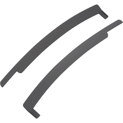 HECASA Front Windshield Wiper Cowl Panel Cover Compatible with 1983-1993 Ford Mustang Cobra Window Wiper Panel Cover w/Lower Windshield Trim Moldings Replacement for FO1271100 E3ZZ6102228A Black