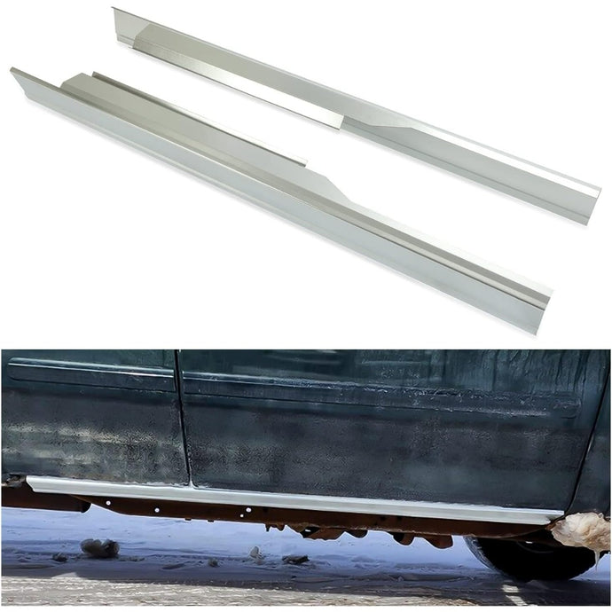 Golden Star Outer Slip-On Rocker Panels For 2002-2009 Dodge Ram 4 Door Quad Cab – LH + RH, EDP Coated Steel