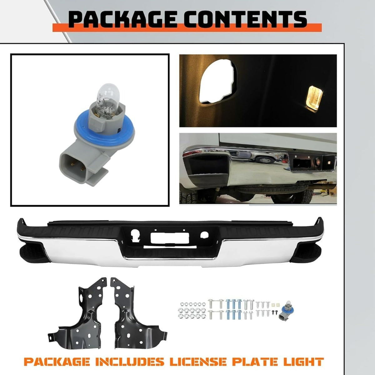 Rear Step Bumper for 2014 - 2018 Chevy Silverado & GMC Sierra 1500