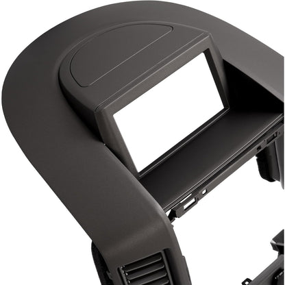 Instrument Panel Lid Finisher Bezel Compatible with 2004 Nissan Pathfinder Armada 2005-2007 Nissan Armada 2004-2007 Nissan Titan Dash Audio A/C (WITHOUT Center Speaker, Silvery Grey)
