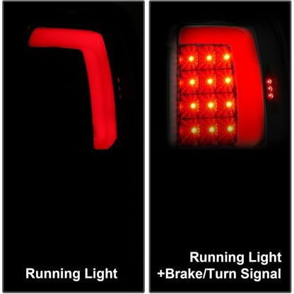 Kojem LED Tail Lights Pair Compatible with 1994-2002 Dodge Ram 1500 2500 3500 LED Tube Bar Tube Taillight Brake Turn Signal Lamps Pair Black Housing & Smoke Lens Replacement for CH2800122 CH2801122