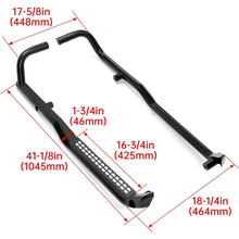 Kojem Rock Guards Sliders Side Steps Compatible with 2018-2025 Polaris Ranger 1000/ XP 1000, 2018-2023 Polaris Ranger XP, 2019-2022 PRO XD Nerf Bars W/Boot Scraper 2882530