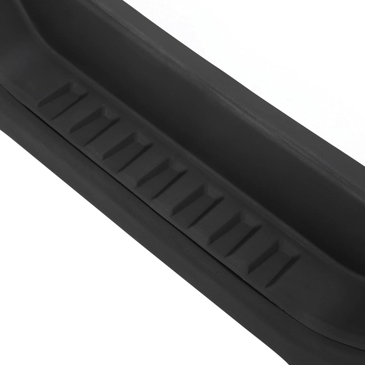 HECASA Rear Bumper Compatible with 2007-2018 Jeep Wrangler JK Replace 82213654 10th Anniversary Rubicon Edition Rear Guard Protector Plastic Steel Black