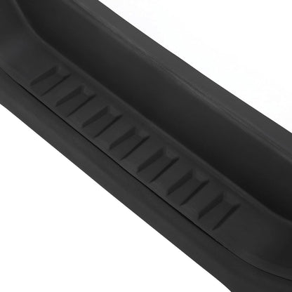 HECASA Rear Bumper Compatible with 2007-2018 Jeep Wrangler JK Replace 82213654 10th Anniversary Rubicon Edition Rear Guard Protector Plastic Steel Black