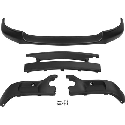 ALMULOO Front Bumper Upper Cover&Lower Valance Compatible with 1999-2006 GMC Sierra/Yukon XL 500/2500/Yukon For Models W/O Fog Lights&W/Tow Hook 15748374 88980802 GM1051105 GM1092171