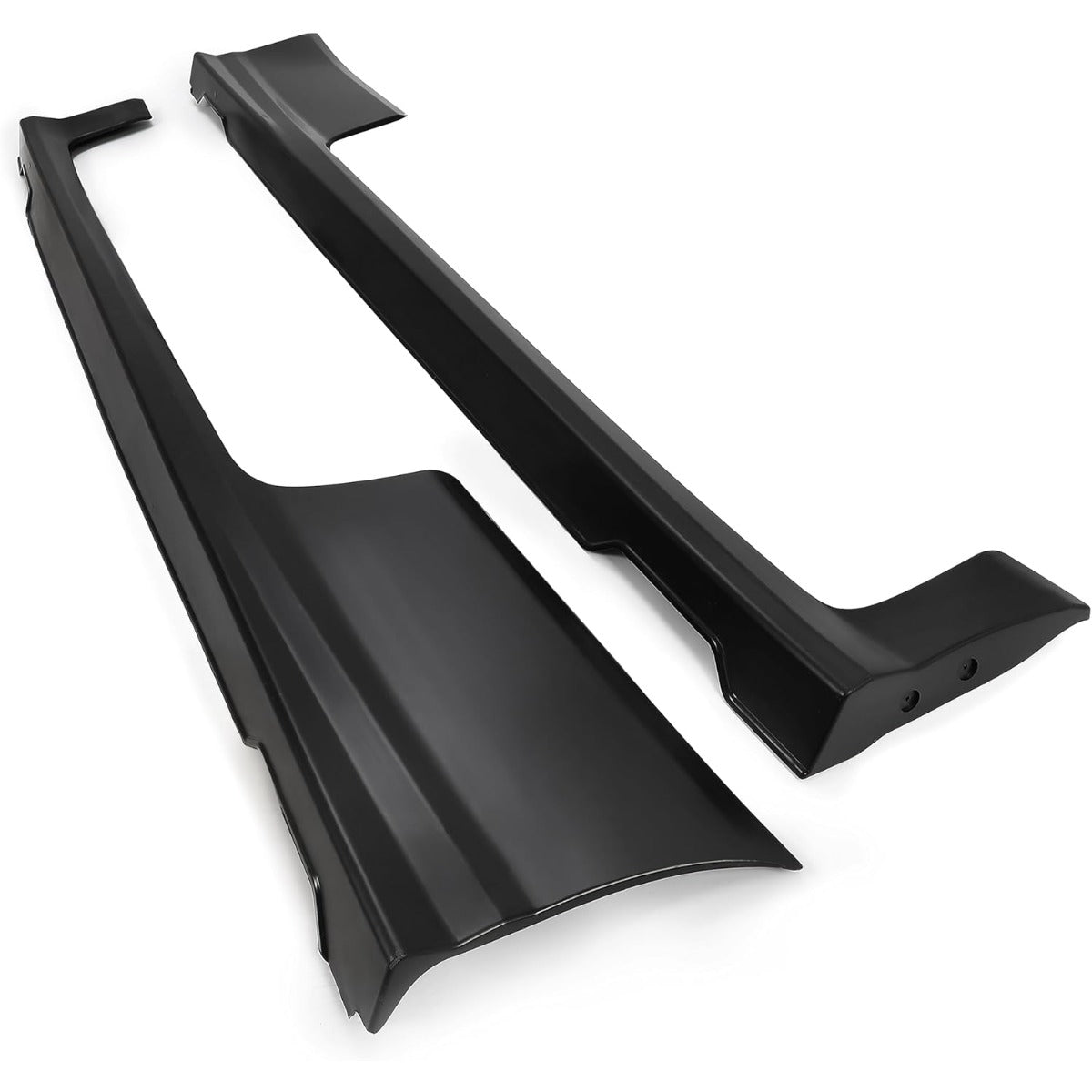 2Pcs Side Skirts Compatible with 2006-2011 Honda Civic Coupe 2-Door Rocker Panels Extension Body Kit PP Plastic Black