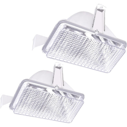 HECASA Pair Turn Signal Light Compatible with 1983-1991 Chevy Chevrolet Blazer GMC Suburban C/K/R/V Pickup Truck Replacement for GM2520122 GM2520122 Parking Light Lamp Driver&Passenger Side Clear Lens