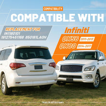 KUAFU Trailer Hitch Cover Compatible with 2011-2017 Infiniti QX56 QX80