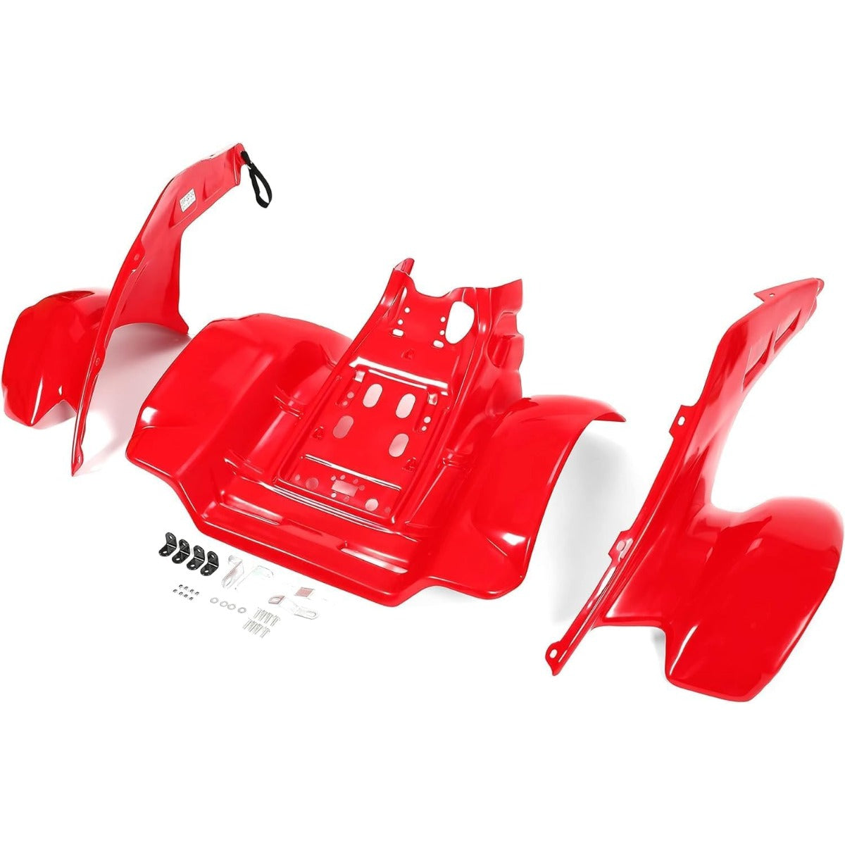 Fenders Set (Front & Rear) Compatible with Honda TRX250R FourTrax 1986-1989 Replacement Wheel Mud Guards Flares Parts 117012 117022