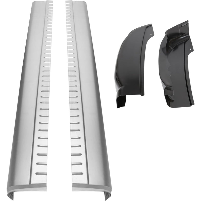 Rocker Panels and Cab Corners Compatible with 1999-2007 Chevy Silverado GMC Sierra 4 Door Extended Cab Trucks Lower Slip-On Metal 2 Packages LYAM-299-1+LYAM-299-2
