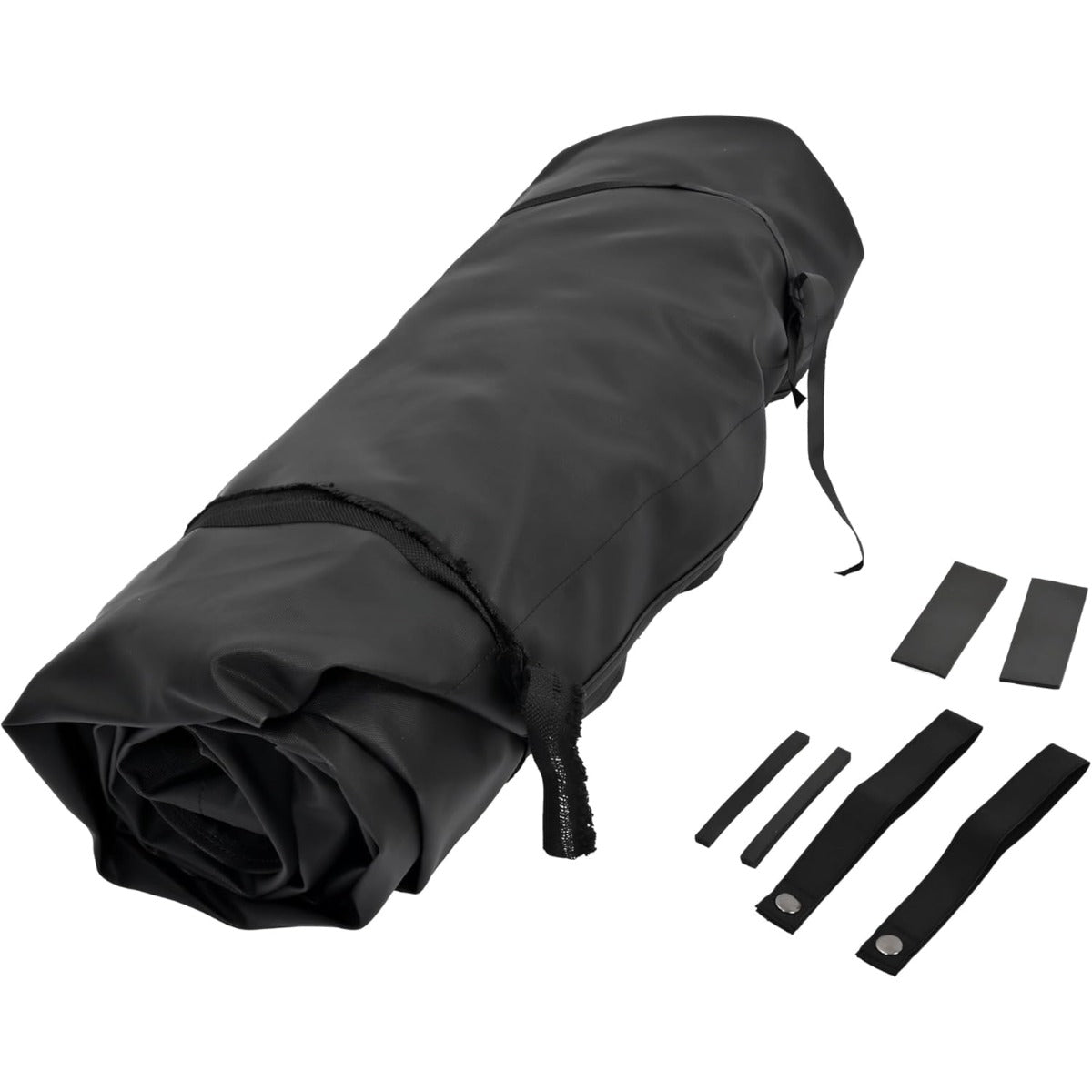 Replacement Soft Top  for  2010-2018 Jeep Wrangler JK 2-Door with Removable Side and Tinted Window, Black Premium Sailcloth Vinyl Soft Roof Cover