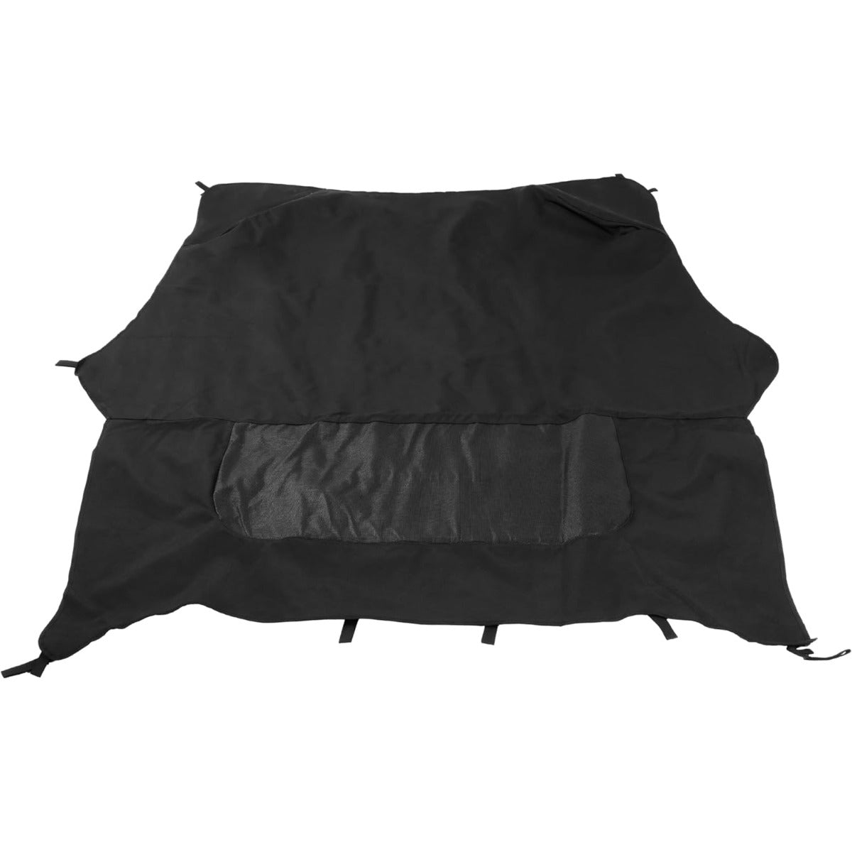 Soft Roof Top Compatible with 2016-2024 Honda Pioneer 1000-5 5P Roof Top with Zipper Mesh Window, Soft Top Sunshade UTV Accessories Shade Top Plastic Black