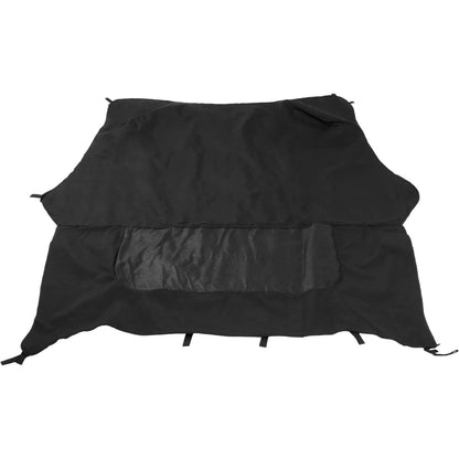 Soft Roof Top Compatible with 2016-2024 Honda Pioneer 1000-5 5P Roof Top with Zipper Mesh Window, Soft Top Sunshade UTV Accessories Shade Top Plastic Black