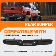 KUAFU Bumper Compatible with 1997-2004 Dakota Model Step Bumper