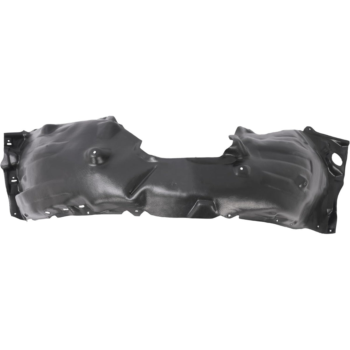 Front Right Inner Fender Liner Compatible with 2018-2024 Toyota Camry SE/XSE/TRD/Hybrid SE/XSE/TRD North American Model w/o Insulation Foam Replace for TO1249214 Plastic(PE) Unfinished Black