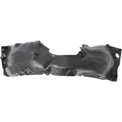 Front Right Inner Fender Liner Compatible with 2018-2024 Toyota Camry SE/XSE/TRD/Hybrid SE/XSE/TRD North American Model w/o Insulation Foam Replace for TO1249214 Plastic(PE) Unfinished Black