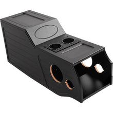 Center Console Subwoofer Box Compatible with 97-03 Ford F-150 | Single/Ext/Crew Cab MDF+Plastic(ABS) PVC Black Finish Black