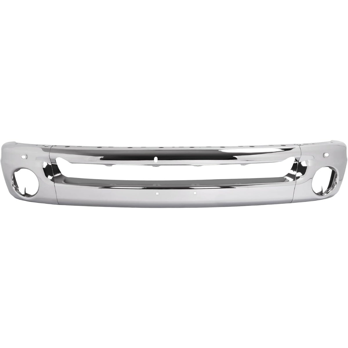 KUAFU Front Bumper Face Bar Compatible with 2003-2010 Dodge Ram 1500 2500 3500 Bumper Cover Impact Bar w/Fog Light Holes Replace for 55077946AA 55077946AB 55077103ABCH1002383 CH1002373 3Pcs