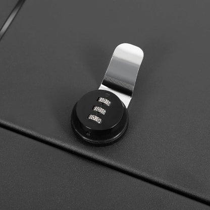 ALMULOO Center Console Safe Box Compatible with 2015-2020 Ford F150 Center Console Gun Safe Armrest Lockbox with 3-Digit Combination Lock
