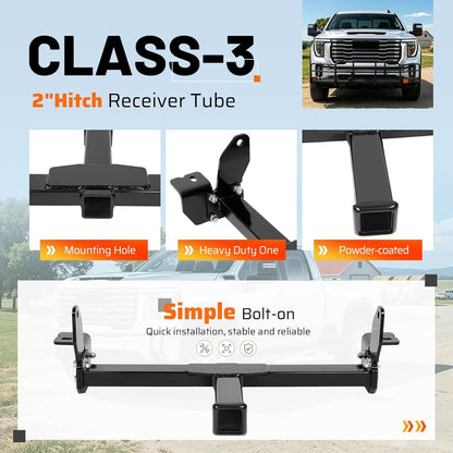 Trailer Hitch Compatible with 2020-2026 Sierra