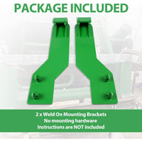 Load image into Gallery viewer, Tractor Loader Quick Tach Weld On Mounting Brackets Compatible with John Deere Tractor Loaders
