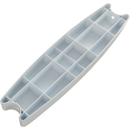 (1-Pack) 18 Inches Universal Pool Ladder Steps Replacement, Heavy-Duty Molded Plastic Swimming Pool Ladder Rung Step LYOP-030S-1