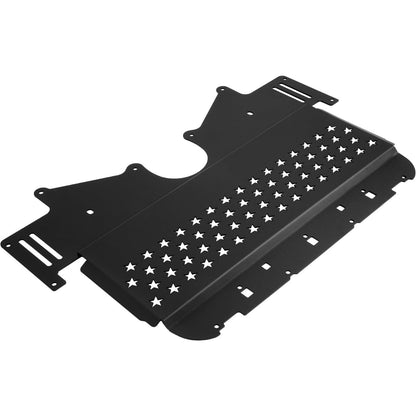 Oil Cooler Skid Plate Compatible with 2021-2024 BMW M2 M3 M4 G80 G82 G87 Aluminium Powder Coated Black